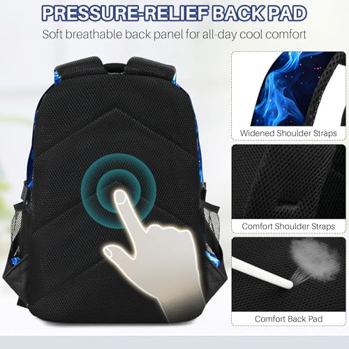 Kids Backpack for Boys - Basketball Boys Backpacks for Kids Teens Elementary Middle School, 17″ Large Capacity Students Bookbag, Perfect for Travel and School