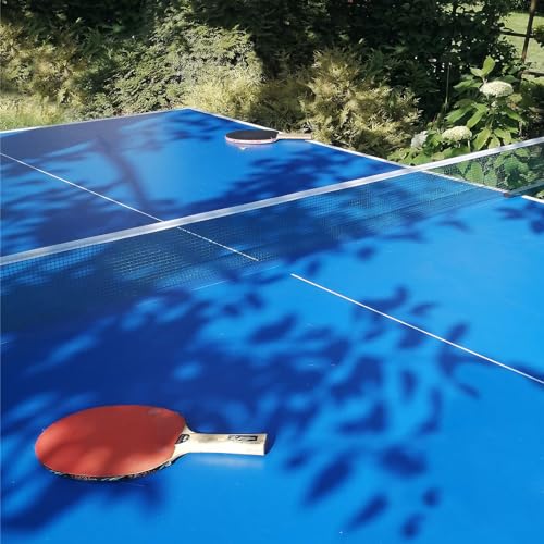M METERXITY Adjustable Retractable Ping Pong Net - Indoor Outdoor Retractable Table Tennis Net for Any Table Tennis Table (2.2 Inch, Black Red)