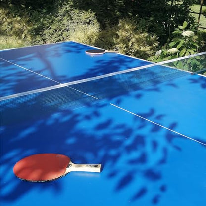 M METERXITY Adjustable Retractable Ping Pong Net - Indoor Outdoor Retractable Table Tennis Net for Any Table Tennis Table (2.2 Inch, Black Red)