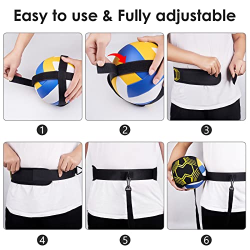 Volleyball Training Equipment Aid, Volleyball Practice Equipment, Solo Soccer Trainer for Practicing Serve, Setting, Spiking and Arm Swing Returns Ball After Every Swing, Beginner & Pro Gift