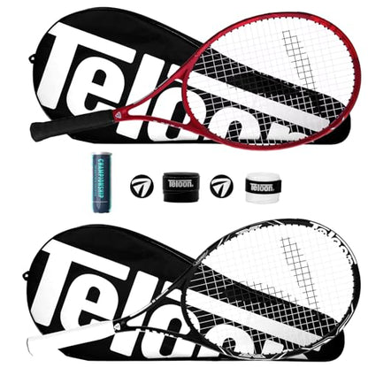 Teloon Tennis Rackets for Adults 2 pcs Recreational -27 inch Tennis Racquet for Men and Women College Students Beginner Tennis Racket.… - color: AIR-III-IV
