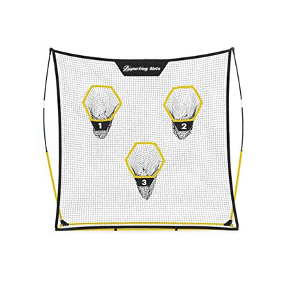 Football Net Set Portable Football Training Net for Quarterback Passing Accuracy for Garden Goal Target
