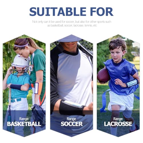 BESPORTBLE Football Wristbands Youth Adult: 2Pcs Football Wrist Playbook, Black Quarterback Play Wristbands for, Baseball, Softball, All Sports