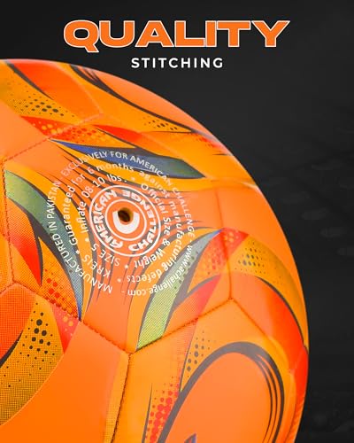 Kreis Soccer Ball – Professional Training Soccer Ball for Grass Fields – Durable TPU Machine Stitched Soccer Balls – Sizes 3, 4 & 5 – Outdoor Practice & Match Play