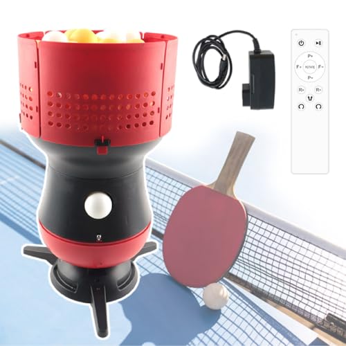 Table Tennis Trainer, Portable ABS Ball Automatic Launcher Table Tennis Robot Practice Training Machine, Children Entertainment Toy Tennis Ball Machine Ball Launcher