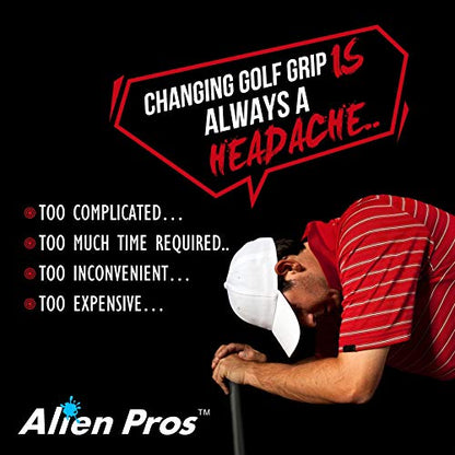 Alien Pros Golf Grip Wrapping Tapes - Innovative Golf Club Grip Solution - Enjoy a Fresh New Grip Feel in Less Than 1 Minute - style: 3-Pack Southern Stars