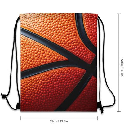 Large Capacity Beam Backpack Drawstring Sack for Basketball Sports Gear Travel Storage Men Women Unisex, Basketball Bags - color: Picture (1002)
