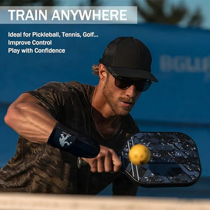 Pickleball Dink Train Wrist Brace - Wrist Support Training Aid for Men and Women, Reduces Fatigue & Improves Accuracy