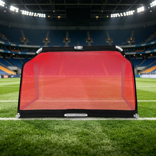 Aluminum Folding Soccer Goal,Portable 4x2.5/5x3/6x4 FT Mini Soccer Goals for Backyard with Carry Bag, 10-Second Set Up & Steady, Training & Team Practice