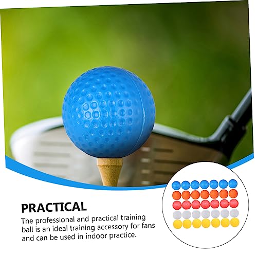 YARNOW 35pcs Indoor Golf Practice Lightweight Hollow Training for Safe Use No Odor Reusable for Golf Enthusiasts and Beginners