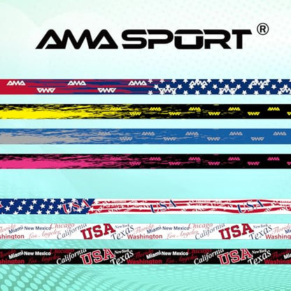 AMA SPORT Pickleball Paddle Edge Guard Tape 3 Pack Edge Protection Tapes 20mm, 23mm, 26mm Width Paddle Edge Cover Perfectly Fits Curved Edge Without Wrinkling - color: AMA Blue, size: 20mm Width