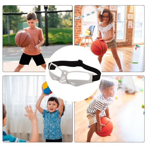Basketball Goggles - 6.69x2.17inches Protective Dribbling Training Glasses, Sports Vision Safety Gear, Long Lasting Aanti