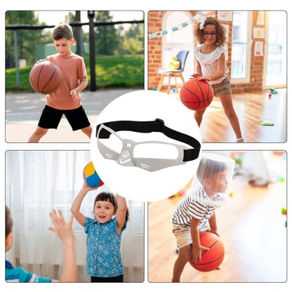 Basketball Goggles - 6.69x2.17inches Protective Dribbling Training Glasses, Sports Vision Safety Gear, Long Lasting Aanti