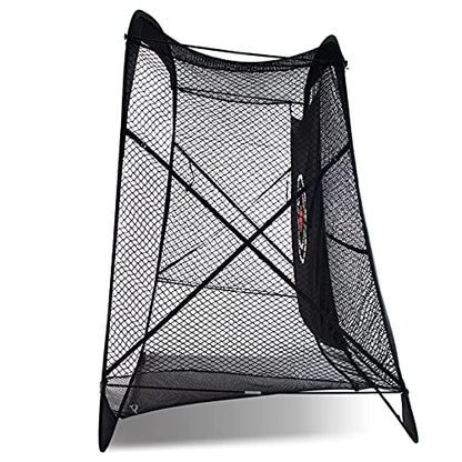 Gagalileo Pop Up Golf Practice Net: 7X7X4FT Hitting Cage with Target Portable Backyard Garage Training for Driving Chipping Swing Beginners & Golf Enthusiasts