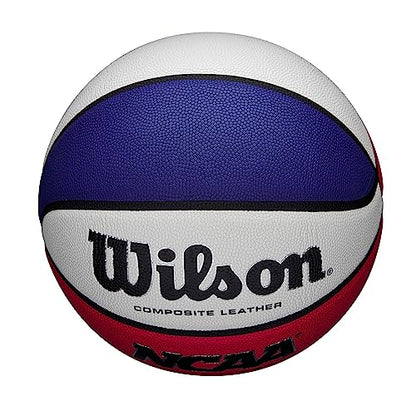 Wilson NCAA Replica - color: Red/White/Blue, size: Size 7 - 29.5"