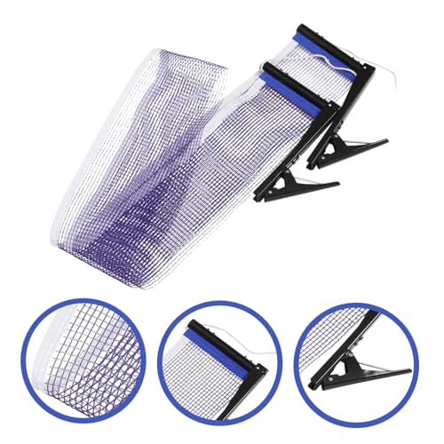 LIOOBO Table Tennis Net Mesh Set Lightweight Rack for Serving Easy to Install Remove for Backyard Indoor Games