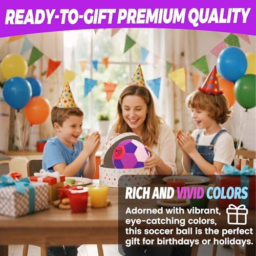 Soft Fabric Indoor Size 4 Soccer Ball, Safe and Soft Indoor Kids Youth Practice Size 4 Soccer, Lightweight House Training for Dribbling & Juggling at Home(Deflated)