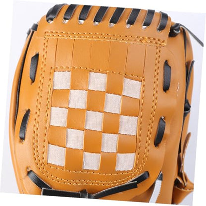 5-inch Thicken Pu Baseball Glove for Infielder and Pitcher, Softball Mitt Random Stitching, Youth Sports Training Glove for Boys and Random Color