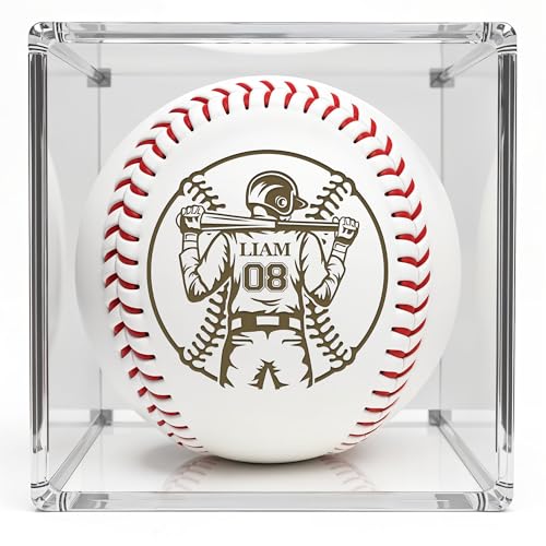 Personalized Baseball Ball with Custom Name, Engraved Ball, Personalized Baseball Gifts for Team, Coach, Player, Senior, Custom Award Trophy, Engraved Gift Thank You Coach - style: Custom Name