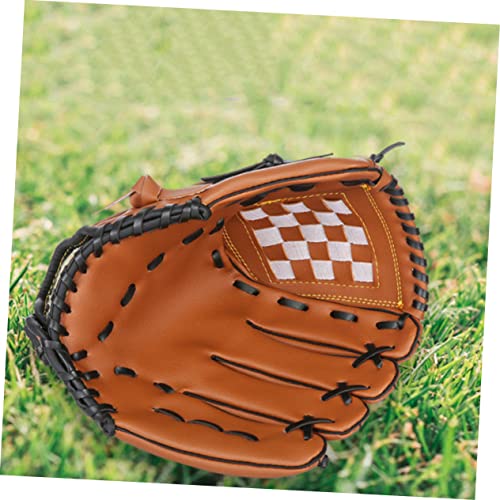 Sports Infielder's Glove Thicken Infield Pitcher Softball Glove Mittens Baseball Batting Mens
