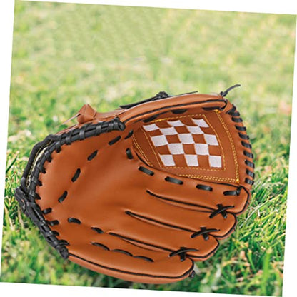 Sports Infielder's Glove Thicken Infield Pitcher Softball Glove Mittens Baseball Batting Mens