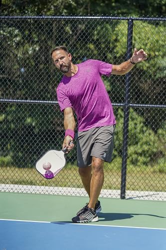 Onix Evoke Premier Professional Tournament Pickleball Paddle Composite Face Impact Paddle Shape - color: Pink, size: Medium, style: 14mm