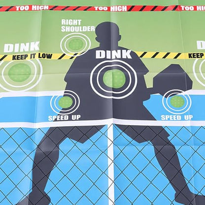 Pickle Practice Pad Training Aid with Non Slip Rubber Accuracy Trainer for Volleys Control Quick Bubble Free Setup 24x24 Inch for Home Gym and Sports Clubs