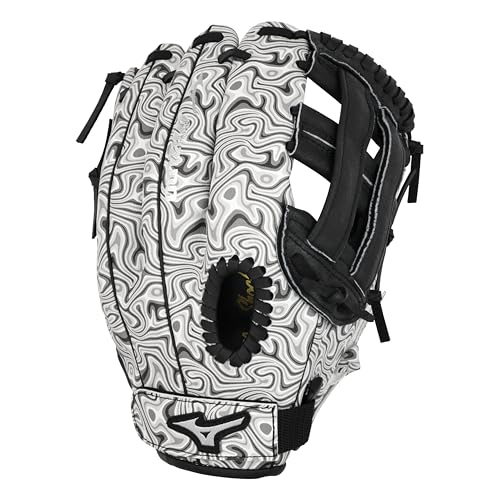 Mizuno Prospect Baseball - color: Oil Slick|Tartan Flex Web, size: 11.5"|All Positions|Ages 9-10