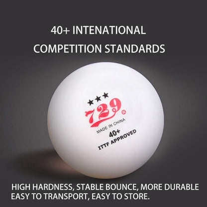 729 Friendship 40+ Seamless New Material ITTF Approved 3-Star Table Tennis Ball Ping Pong Balls