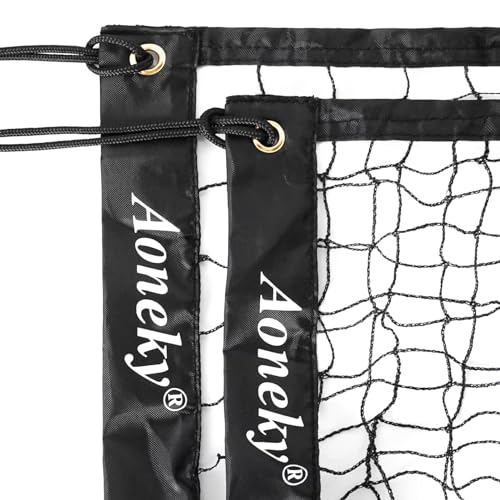 Aoneky 32ft/21ft/15ft Portable Volleyball Net for Beach Pool