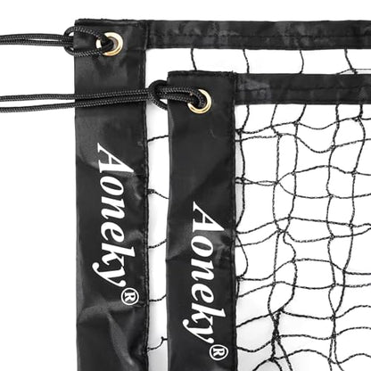 Aoneky 32ft/21ft/15ft Portable Volleyball Net for Beach Pool