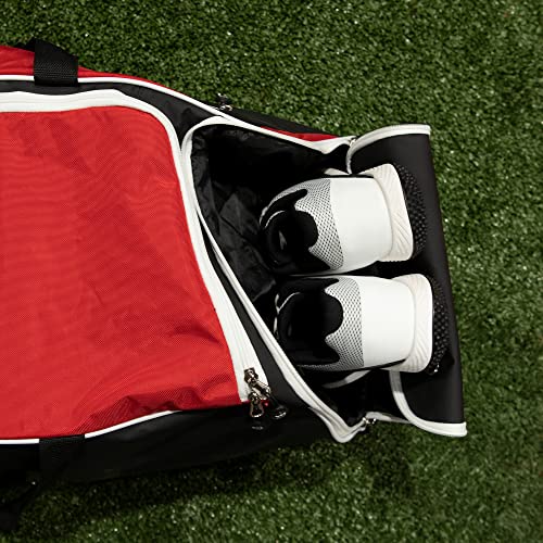MARUCCI STOCKADE WHEELED BASEBALL BAG - color: BLACK