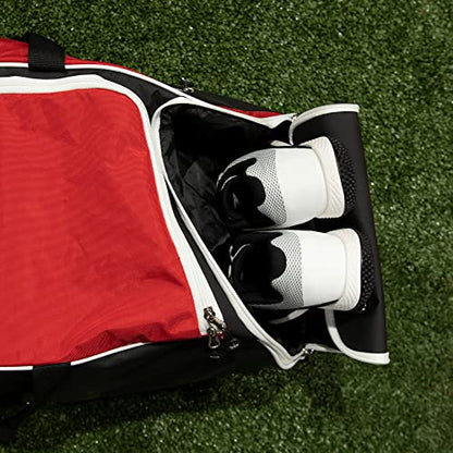 MARUCCI STOCKADE WHEELED BASEBALL BAG - color: BLACK