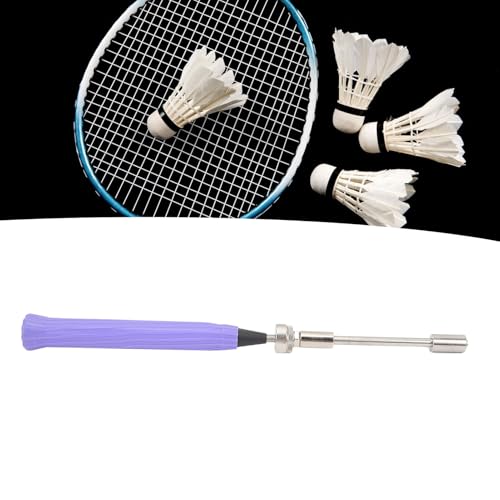Professional Badminton Swing Trainer for Strength and Skills Improvement Adjustable Magnetic Feedback System Stainless Steel Portable Training Equipment for Beginners Adults Kids