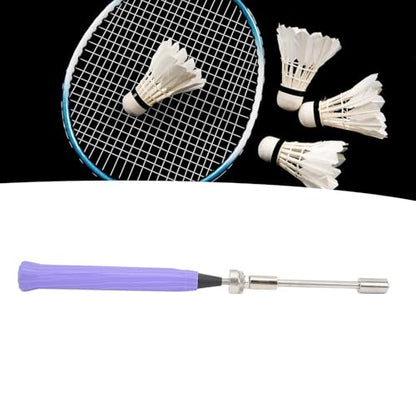 Professional Badminton Swing Trainer for Strength and Skills Improvement Adjustable Magnetic Feedback System Stainless Steel Portable Training Equipment for Beginners Adults Kids