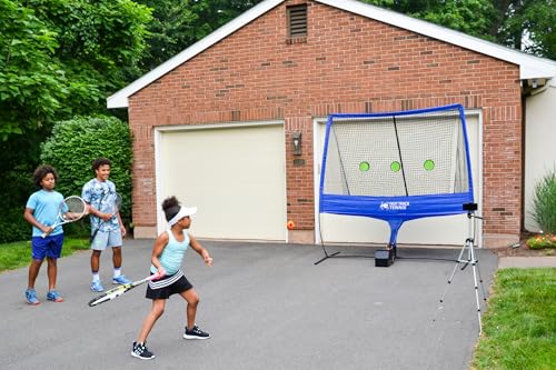 Fast Track Feedback System, Patented GEN2 Tennis Ball Machine for Practice 20 Feeds per min, Portable Tennis Machine with iOS Performance Tracking (Restocking Fee Applies to Returns)