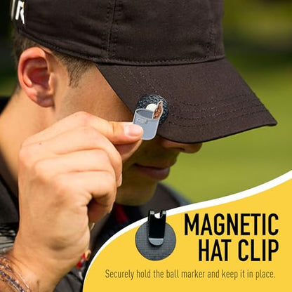 Golf Divot Tool Gift Set – Magnetic Divot Tool, Ball Marker, Hat Clip, & Case Made in USA from Durable Rust-Free Material for Easy Ball Marking, Repairing Divots, and Perfect Golf Gifts - color: Kevin