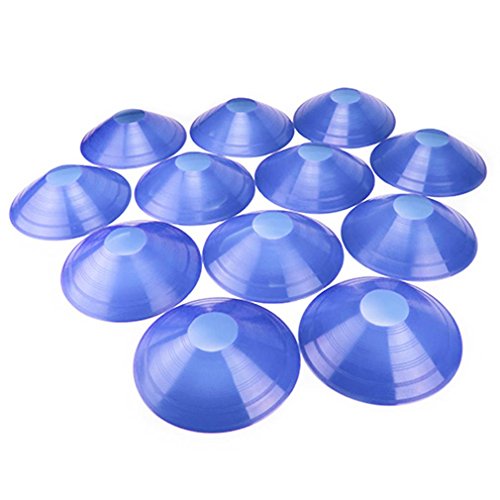 Crown Sporting Goods Set of 12 Soft Plastic Field Disc Cones