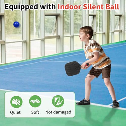 Waterproof Lightweight Pickleball Paddles Set of 2,Beach Pool Toys Fun Play Sport Game,Gift for Teenagers Kids Adults Beginner,Indoor Outdoor Activities - size: Small