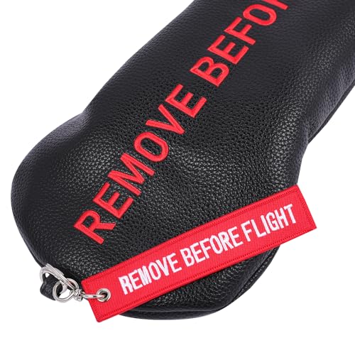 Golf Head Cover with RBF Design for Golf Club - size: for Driver, style: Black