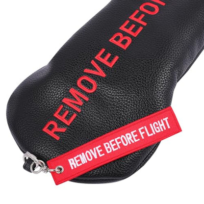Golf Head Cover with RBF Design for Golf Club - size: for Driver, style: Black
