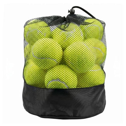 Tebery 20 Pack Advanced Training Tennis Balls, Practice Ball for Beginners with Mesh Bag, Pet Dog Playing Balls for Backyard Play, Exercise