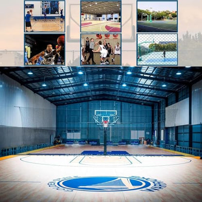 Basketball Practice Network Wall-Mounted Basketball Hoops Return Attachment, Indoor Outdoor Basketball Shot Trainer Equipment Foldable, Adult/Teens/Child