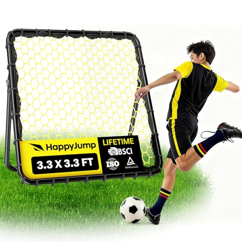 Happy Jump Portable Soccer Rebounder Net for Kids Soccer Training Practice