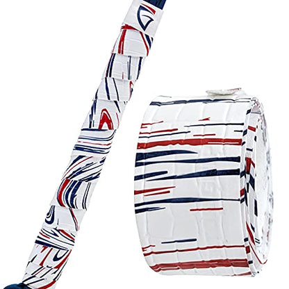 Franklin Sports Gator Grip - Baseball Bat Grip Tape - color: White/Navy/Red