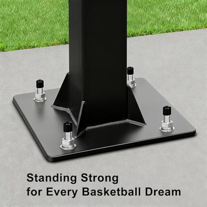 Basketball Hoop Anchor Kit, JUKFITA Ground Anchor for Hoop Reinforcement & Easy Installation