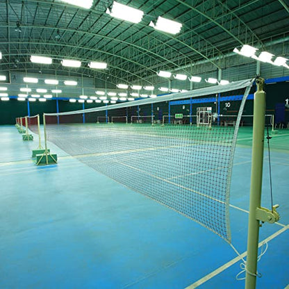 PATIKIL Badminton Net, Badminton Court Netting Replacement for Outdoor Indoor Beach Backyard - color: Blue