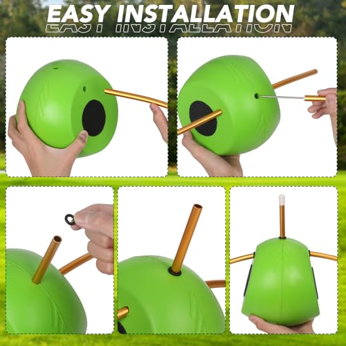 Golf Training Aids 5-Piece Complete Swing Trainer Set - Includes The Connector Ball, Wrist Hinge, Arm Band & 2 Wristbands - Fix Chicken Wing & Improve Consistency - Gift for Beginner Men Women