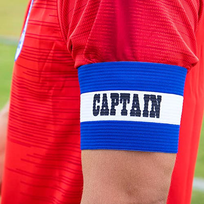 Champion Sports Soccer Captain's Arm Band - Yellow/White - One size
