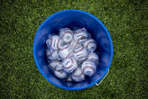 Rawlings | Ultimate Practice Baseballs | Youth/High School/College | Added Lifespan + Weather Resistant | Dozen & Bucket Options - color: White - Youth/Bucket of 30, size: Bucket of 30